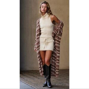 Free People Colette Long Cardigan